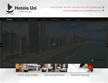 Tablet Screenshot of hoteluzi.com.br